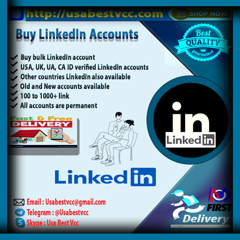 Buy LinkedIn Accounts - USA, UK, UA Number and ID Verified