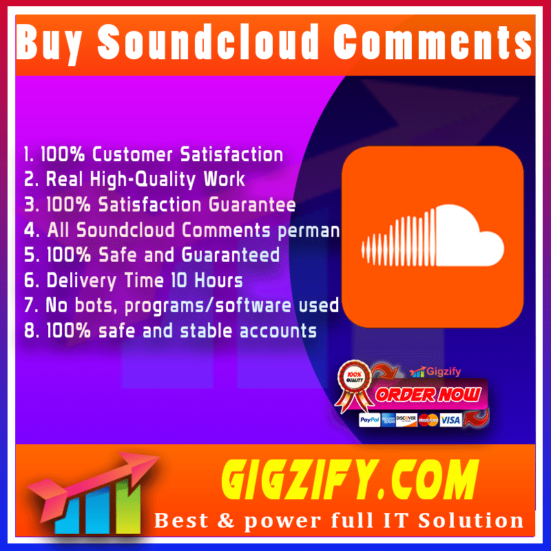 Buy Soundcloud Comments - gigzify