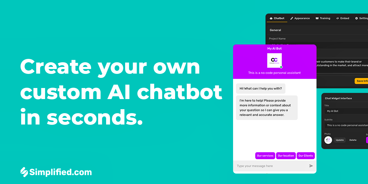 AI Chatbot- Create Personalized Chatbot in Seconds