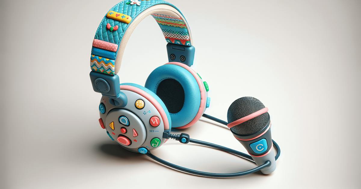 Classroom Companions: Kids Headphones with Mic for Learning