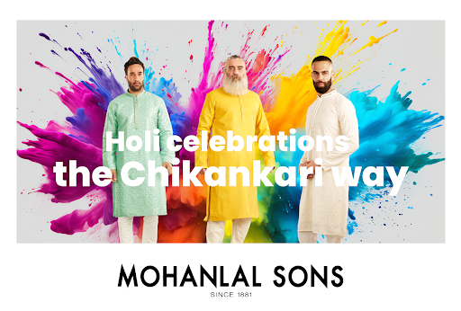 Holi Essentials: Why Every Man Needs a Chikankari Kurta in His Wardrob– Mohanlal Sons