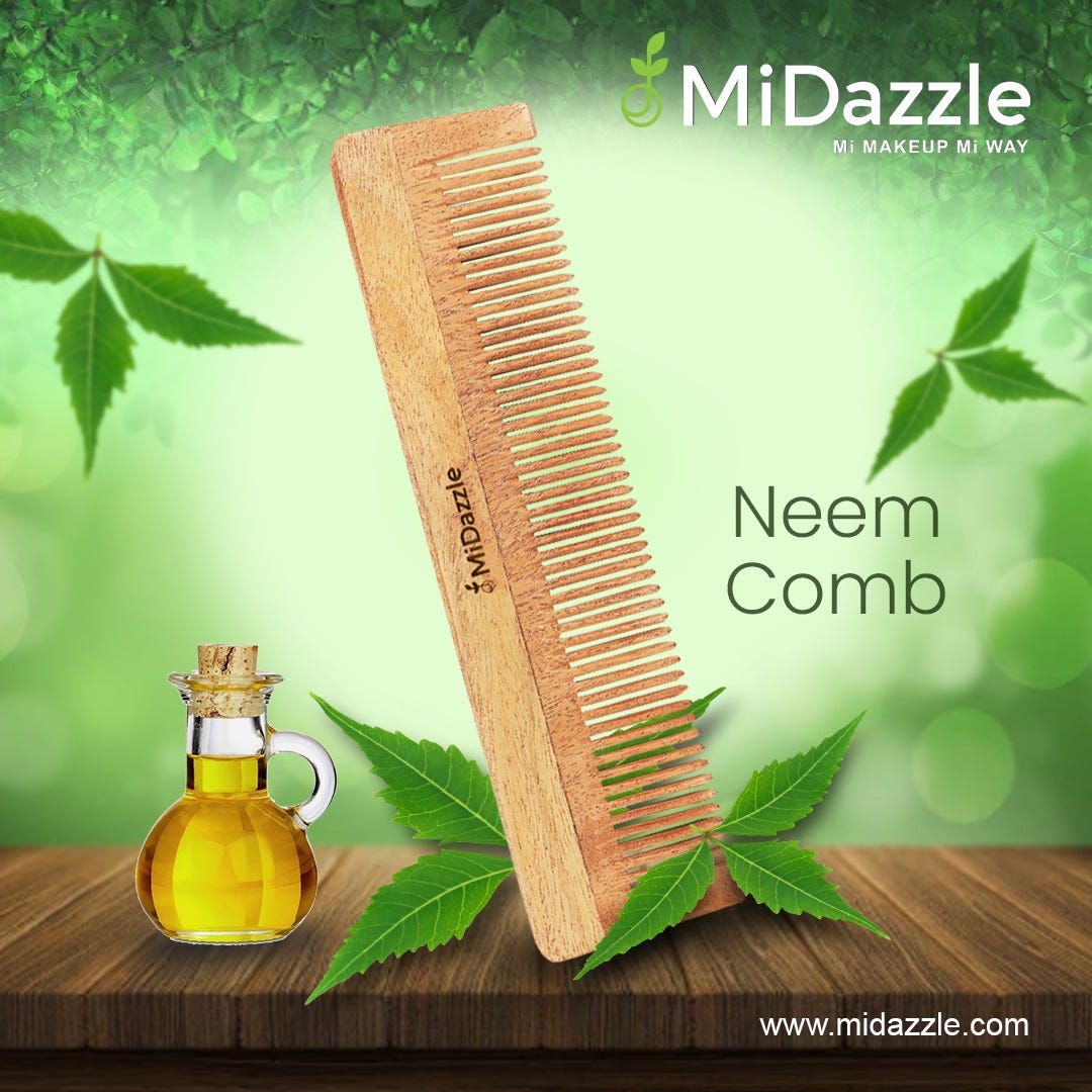 Want To Know Why The Neem Wood Comb Is Nature’s Gift For Hair Care? | by MiDazzle | Mar, 2024 | Medium