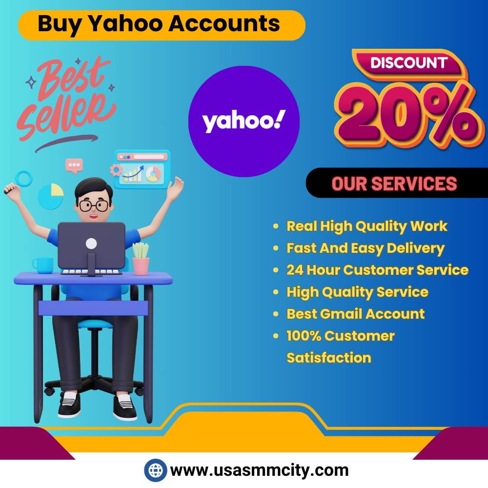 Buy Yahoo Account-100% Verified (PVA) Yahoo Accounts