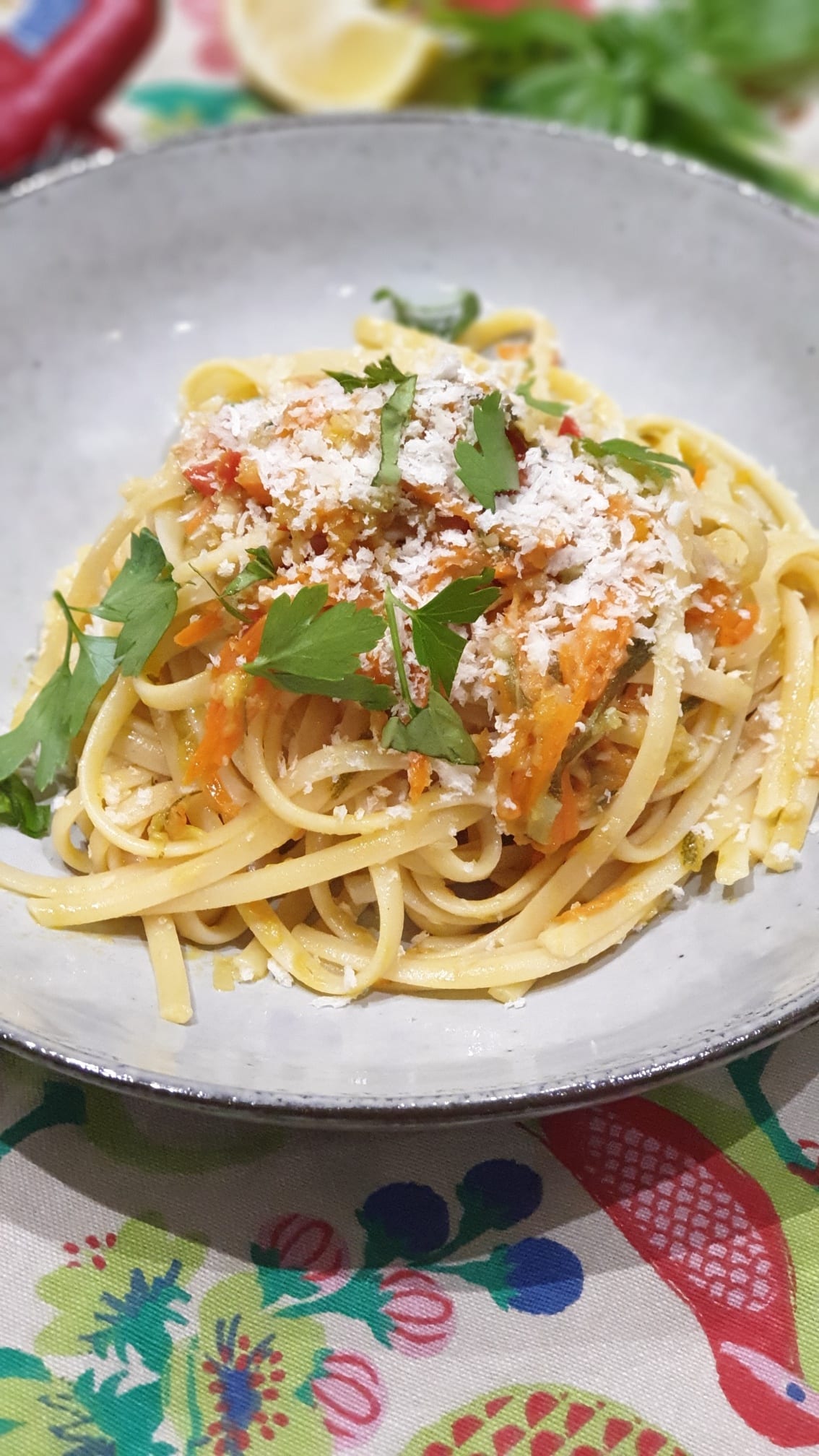 Spaghetti alla Fi Fi - Best Vegetarian Pasta Recipes | Plant Based Diet Pasta Recipes - Wholesome Bellies