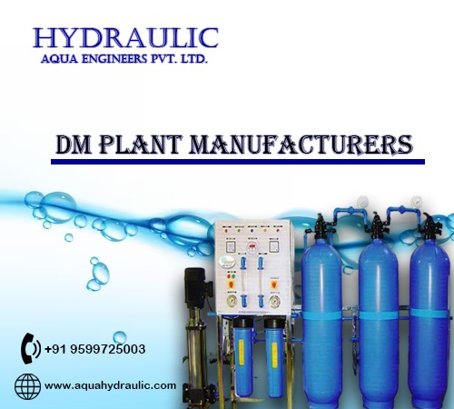 DM Plant Manufacturers: Providing Quality Water Treatment Solutions