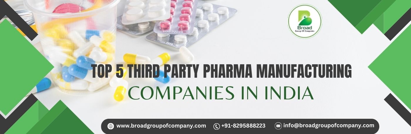 Top 5 Third Party Pharma Manufacturing Companies in India