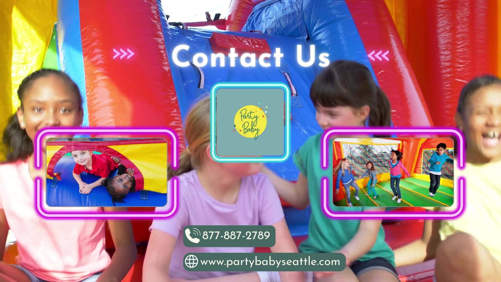 Bounce House Rentals for unforgettable events At Party Baby Seattle