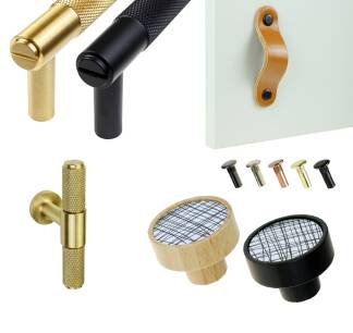 What design aesthetics of knobs will suit your drawer and cabinet?