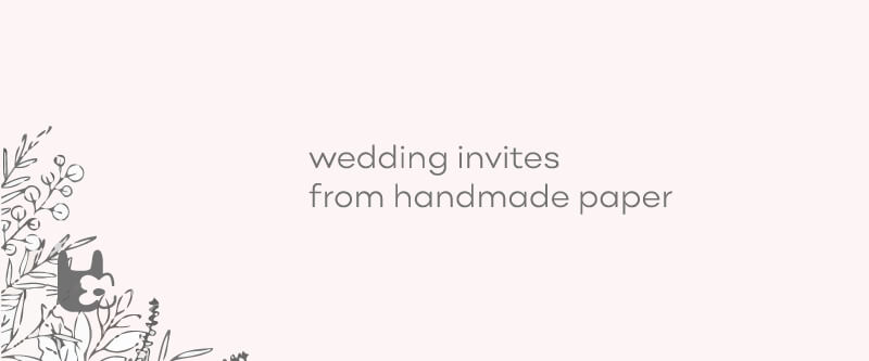 Handmade Paper Wedding Invitations – Seed Paper Wedding Invites