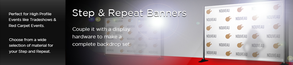 Step and Repeat Backdrop Banners - Page 1 - BannerWorld