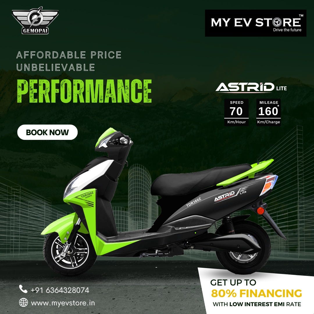 My EV Store: Elevating Bangalore’s Commute with Top-Tier and Affordable Electric Scooters | by Myevstore | Mar, 2024 | Medium