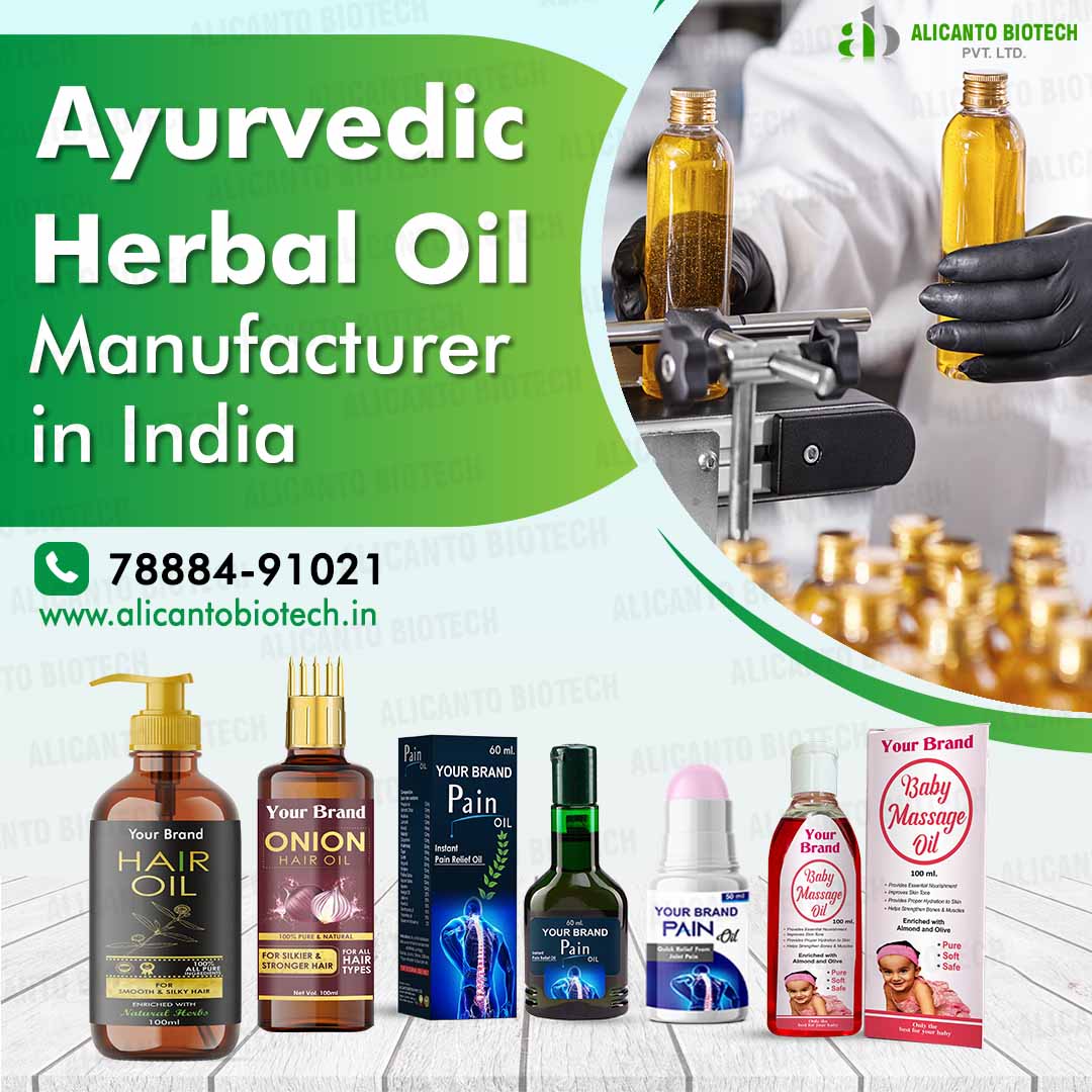 Ayurvedic Herbal Oil Manufacturer in India - Alicanto Biotech