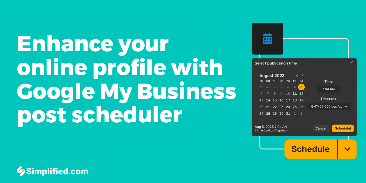 Schedule Google My Business Posts on Your Profile