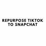 Repurpose Tiktok to Snapchat Profile Picture