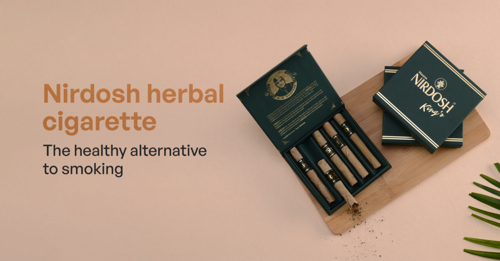 The Healthy Alternative to Smoking | Nirdosh Herbal Cigarette