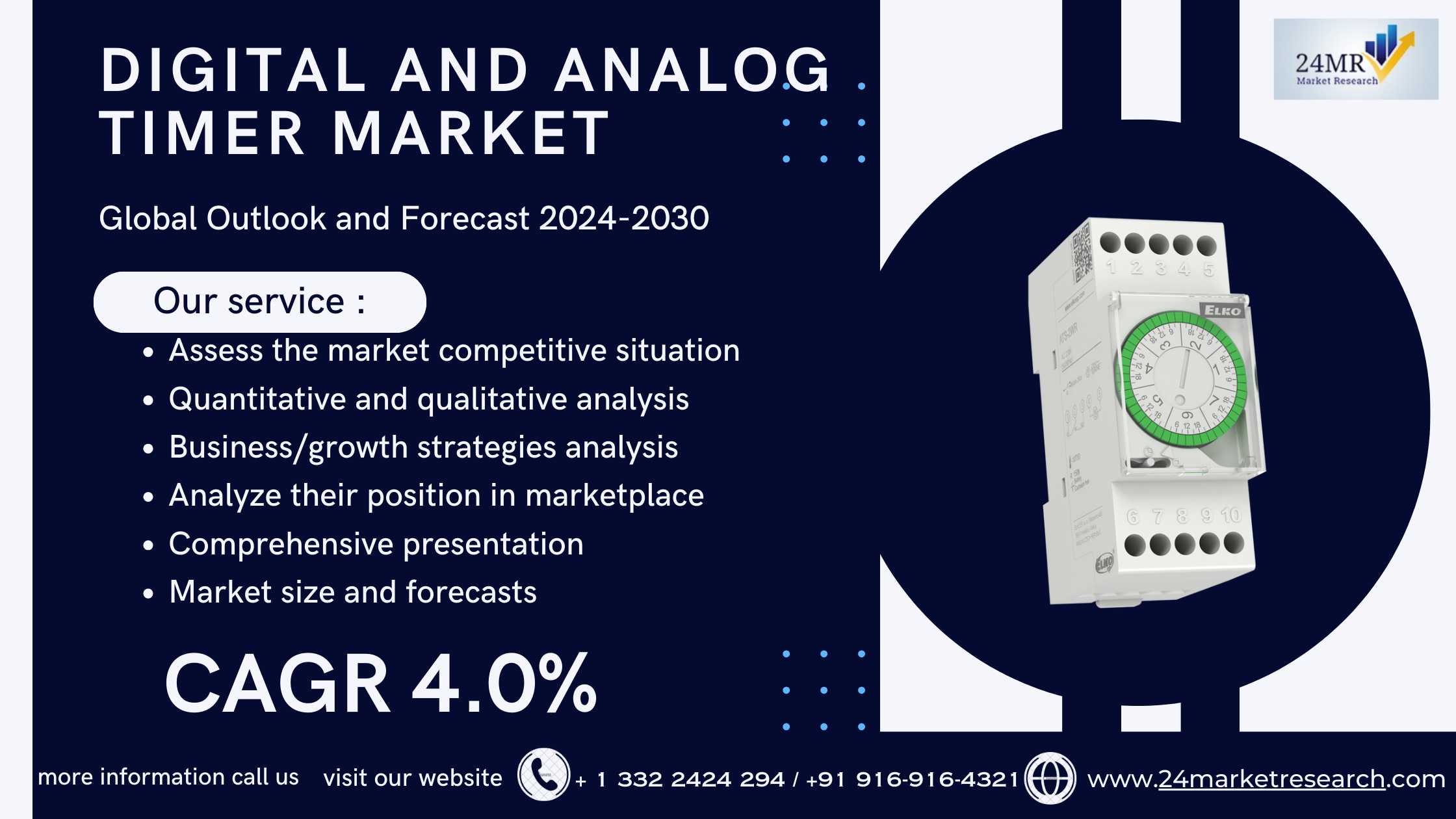 Digital and Analog Timer Market, Global Outlook an..