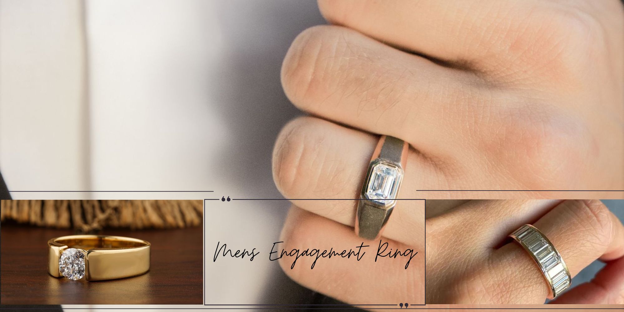 Do Men wear Engagement Rings?