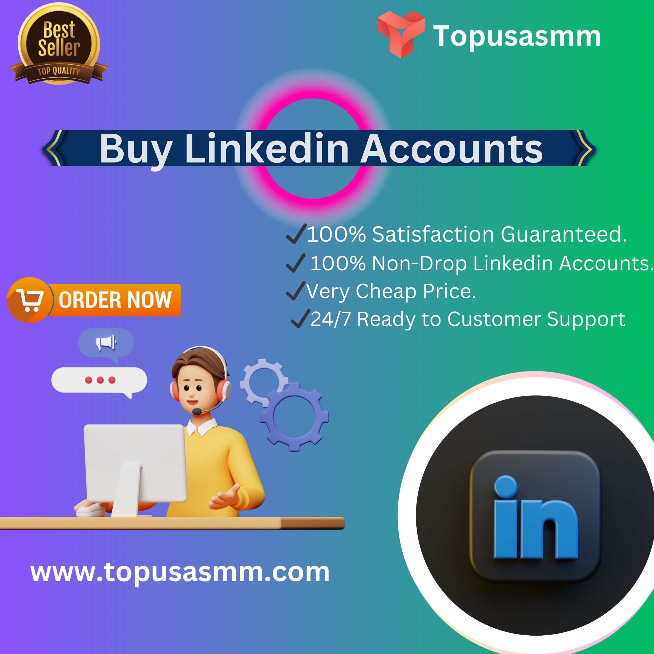 Buy Linkedin Accounts - TopUsaSmm