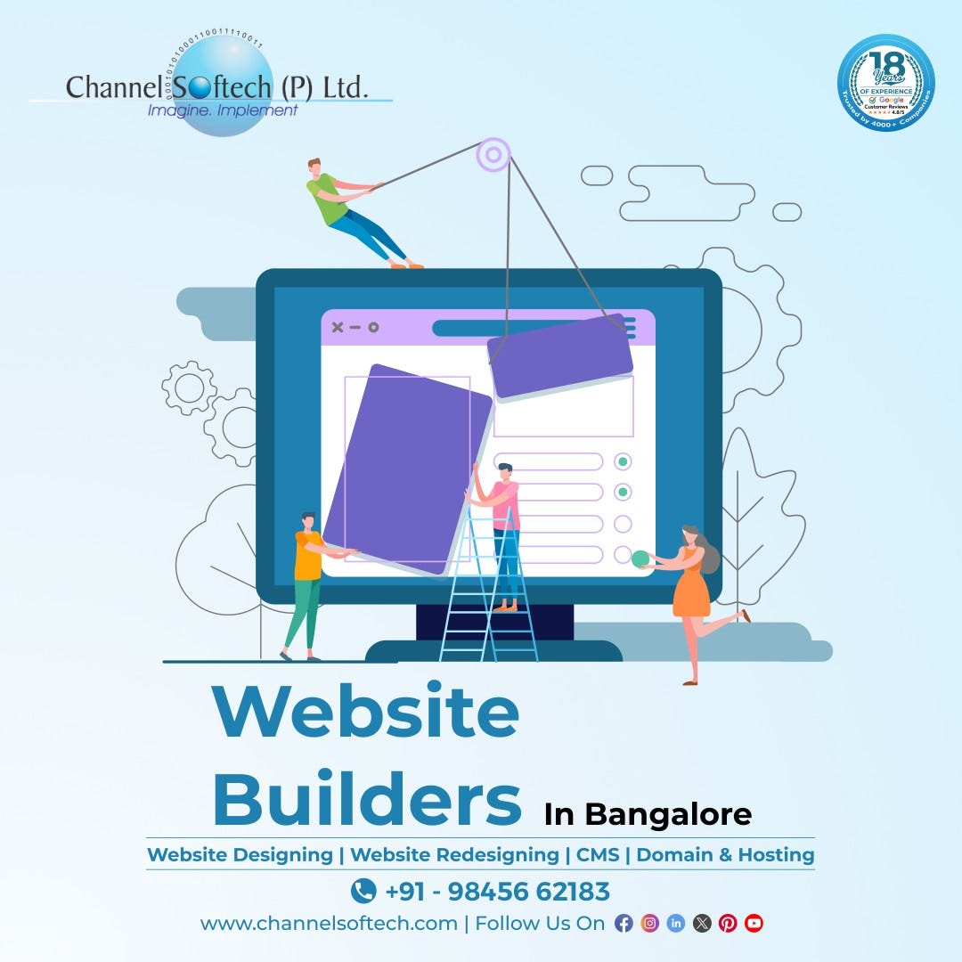 Crafting Your Online Presence: Exploring Website Builders in Bangalore | by Channel softech | Mar, 2024 | Medium