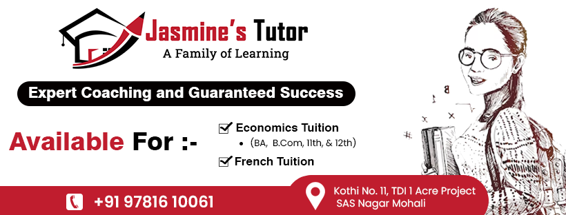 Jasmine Economics  French Tuitions Cover Image