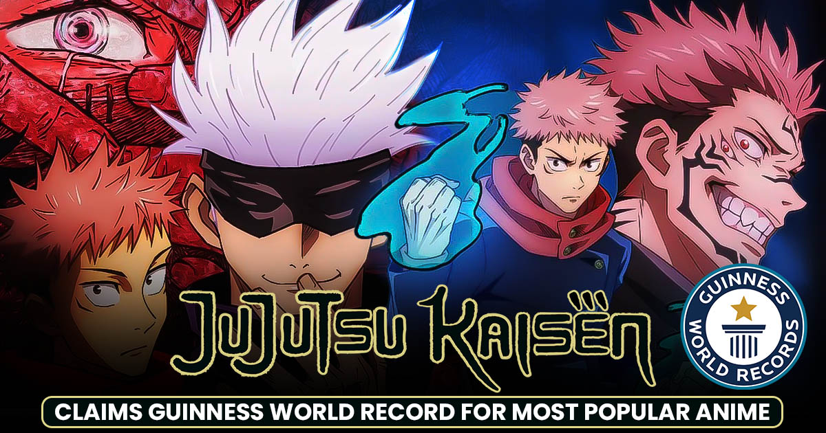 Jujutsu Kaisen Claims Guinness World Record for Most Popular Anime