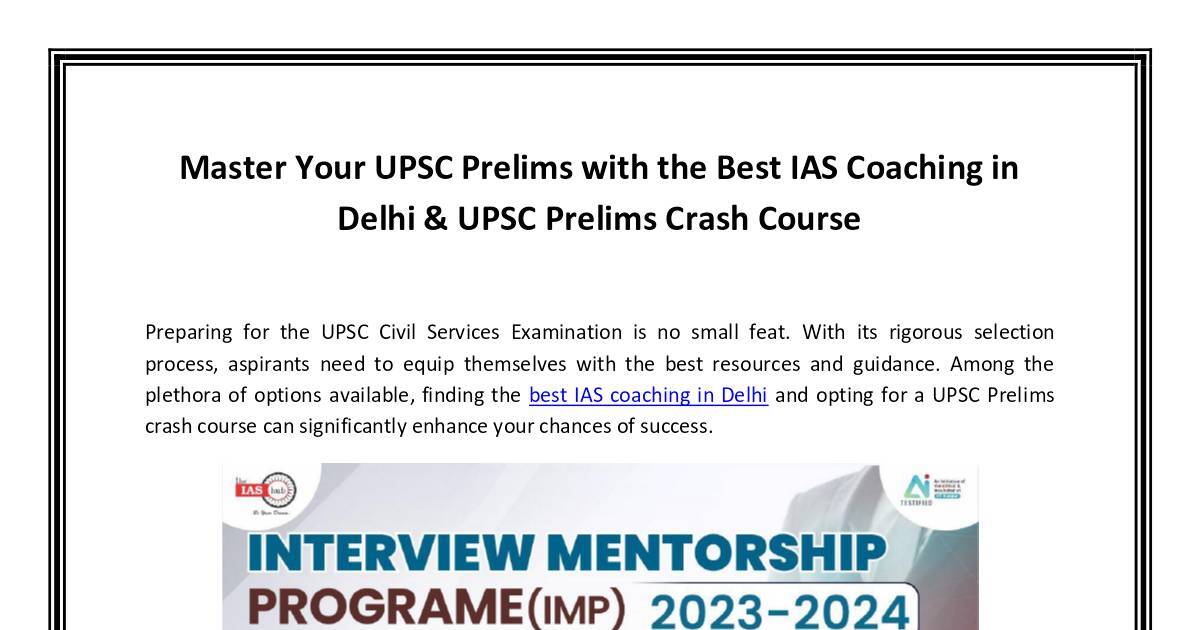Best IAS coaching in Delhi.pdf | DocHub