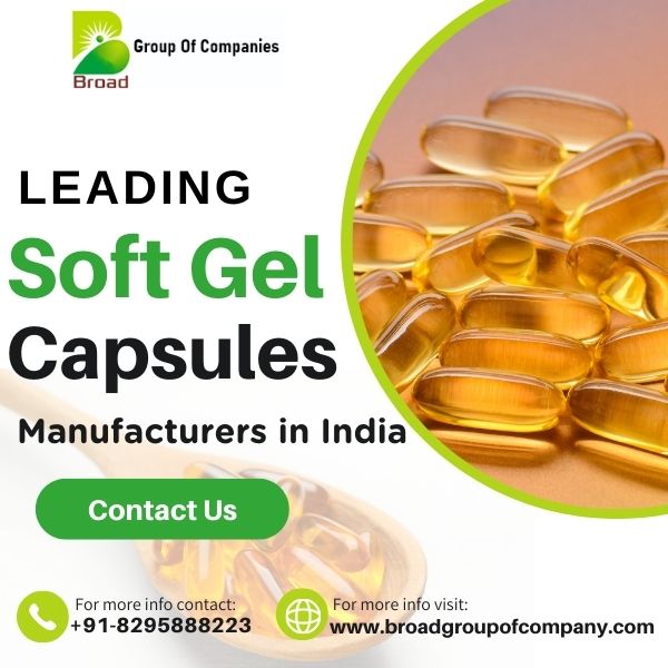 Leading Softgel Capsules Manufacturer in India