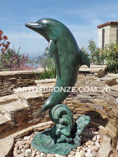 Enchanting Bronze Dolphin Sculpture: Enhancing the Elegance of Your Environment | Article Terrain