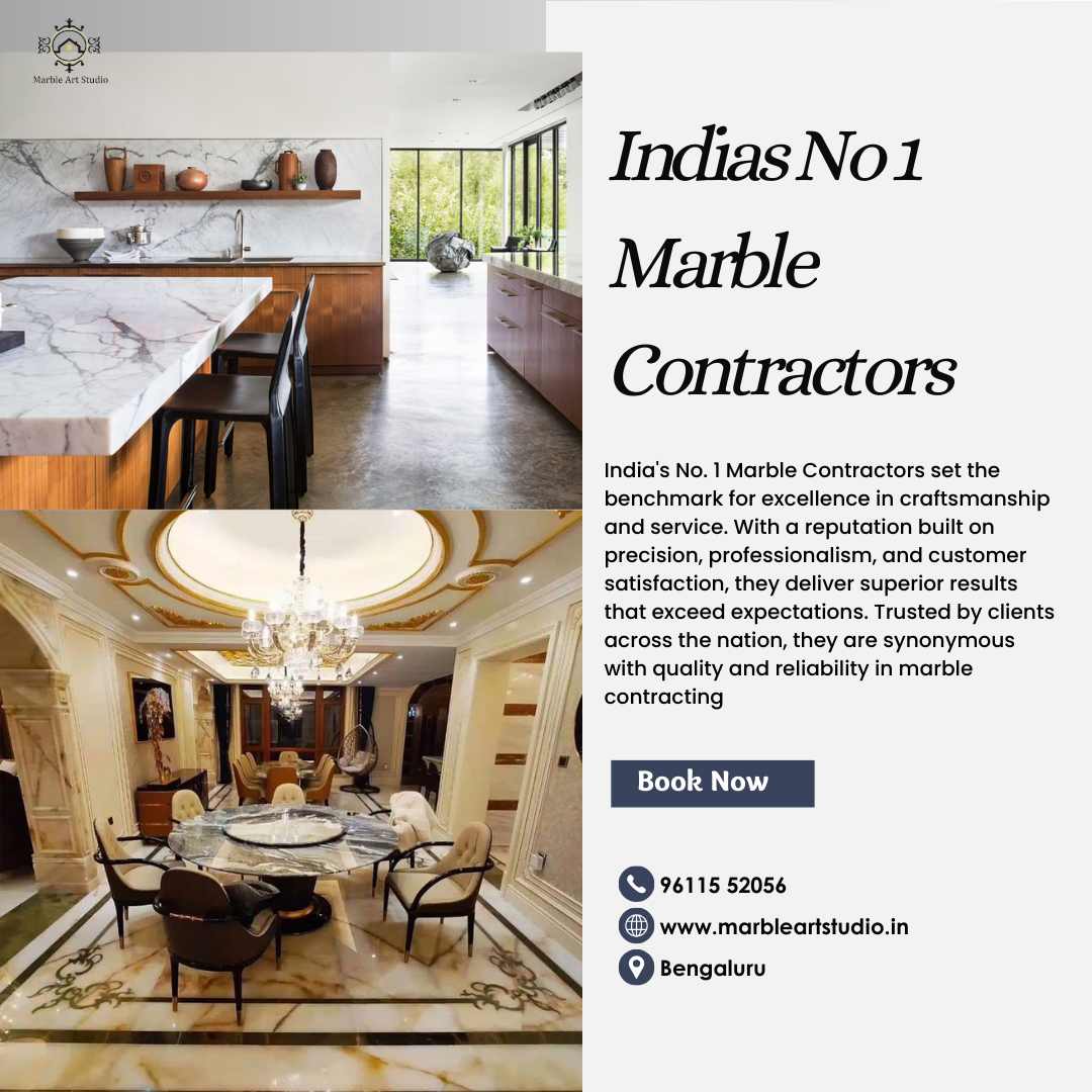 India’s No.1 Marble Contractors in Bangalore – Marble Art Studio