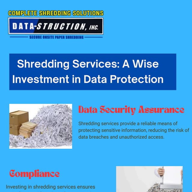 Shredding Services: A Wise Investment in Data Protection | PDF