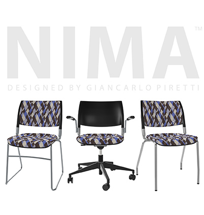 NIMA - Black Stackable Chairs | PS Furniture