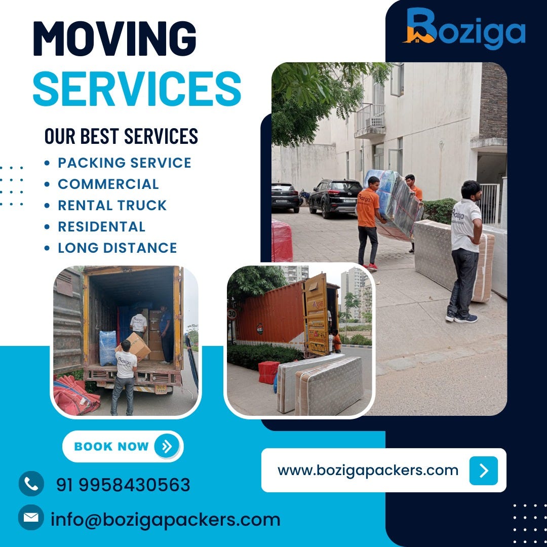 Smooth Relocation Guaranteed: Hire Quality Movers and Packers in Delhi | by Boziga Packers | Apr, 2024 | Medium