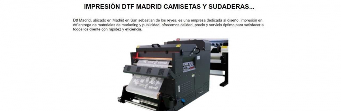 Imprimir dtf por metros Madrid Cover Image