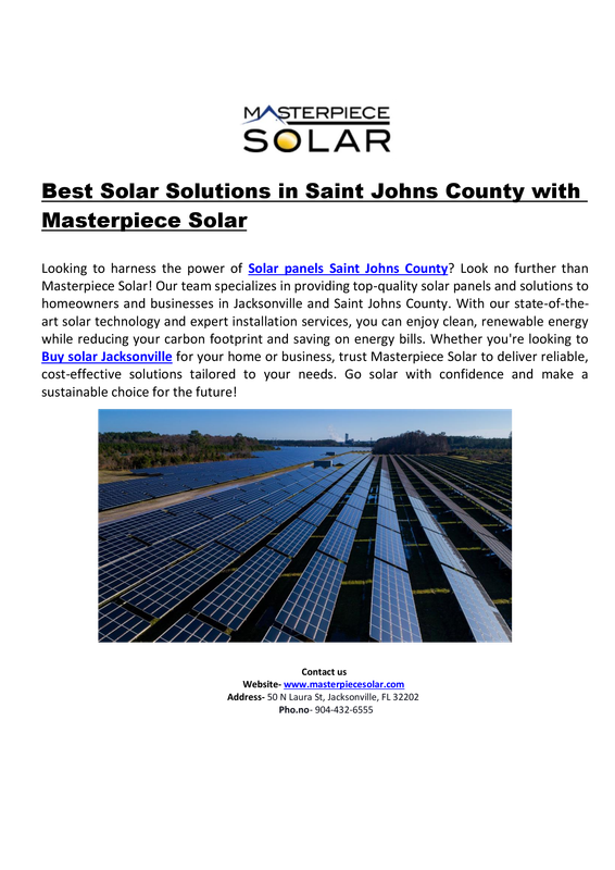 Buy solar Jacksonville — Postimages