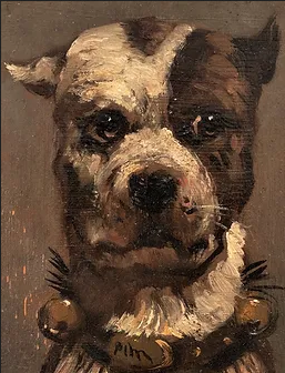 Cherished Canine Elegance: Antique Dog Paintings Capture Timeless Affection