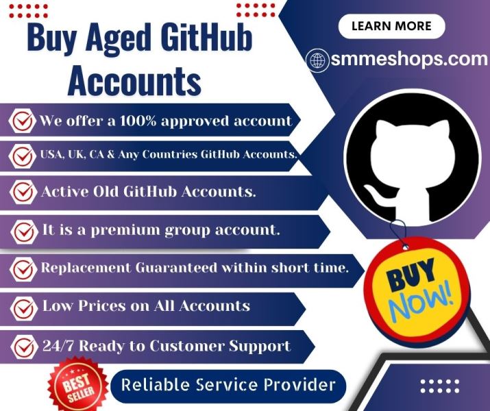 Buy Aged Verified GitHub Accounts
