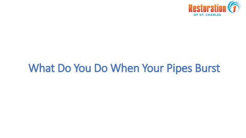 What Do You Do When Your Pipes Burst?