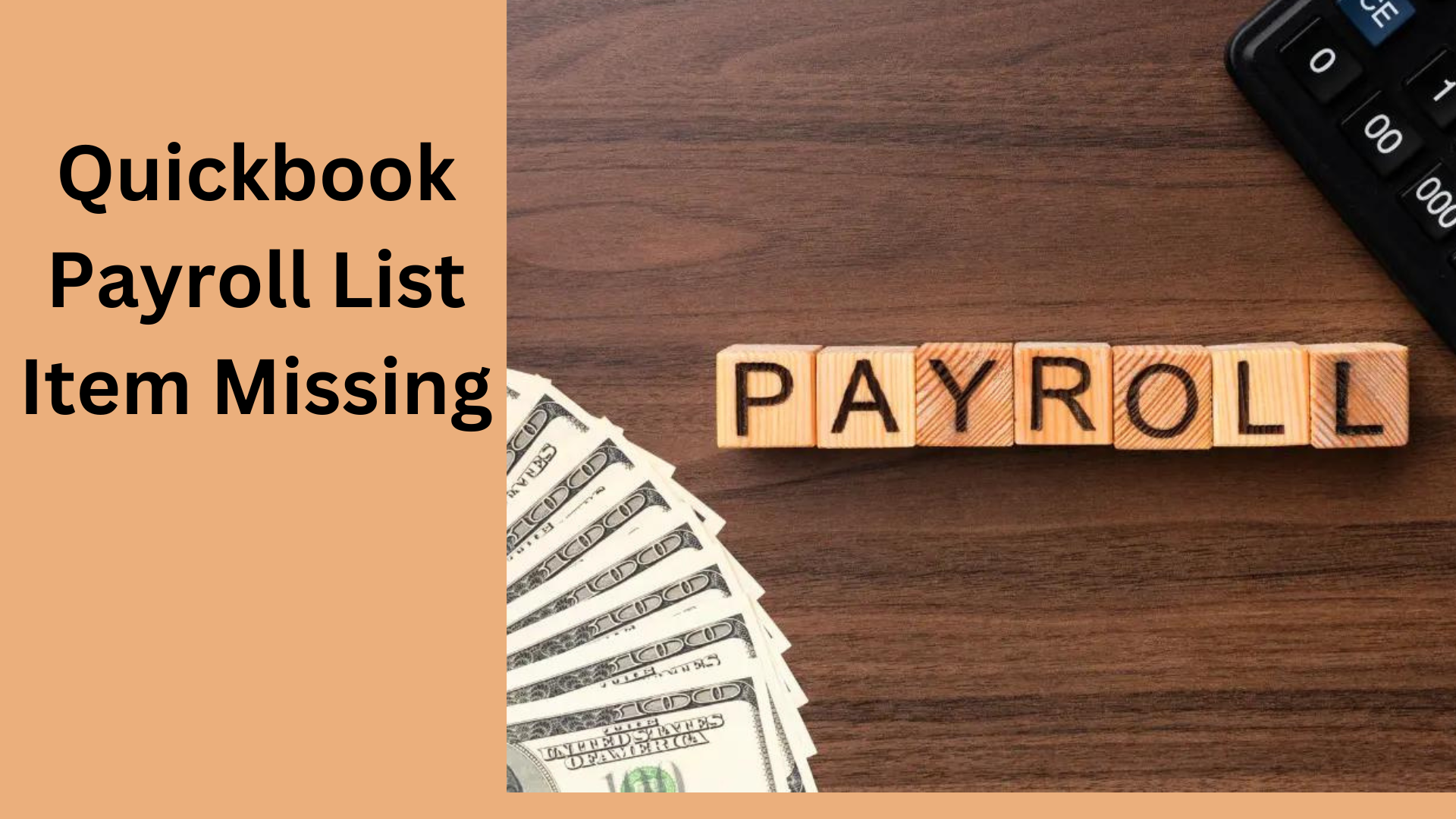 QuickBooks Payroll Item List Missing - Qbinfoaccount