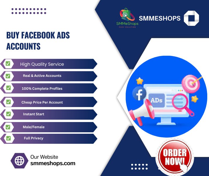 Buy Facebook Ads Accounts With Verified Business Manager