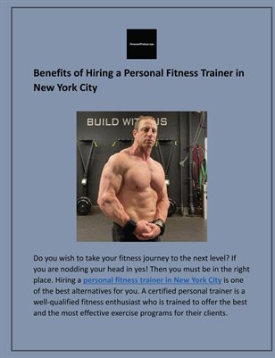 Benefits of Hiring a Personal Fitnes… | MagCloud