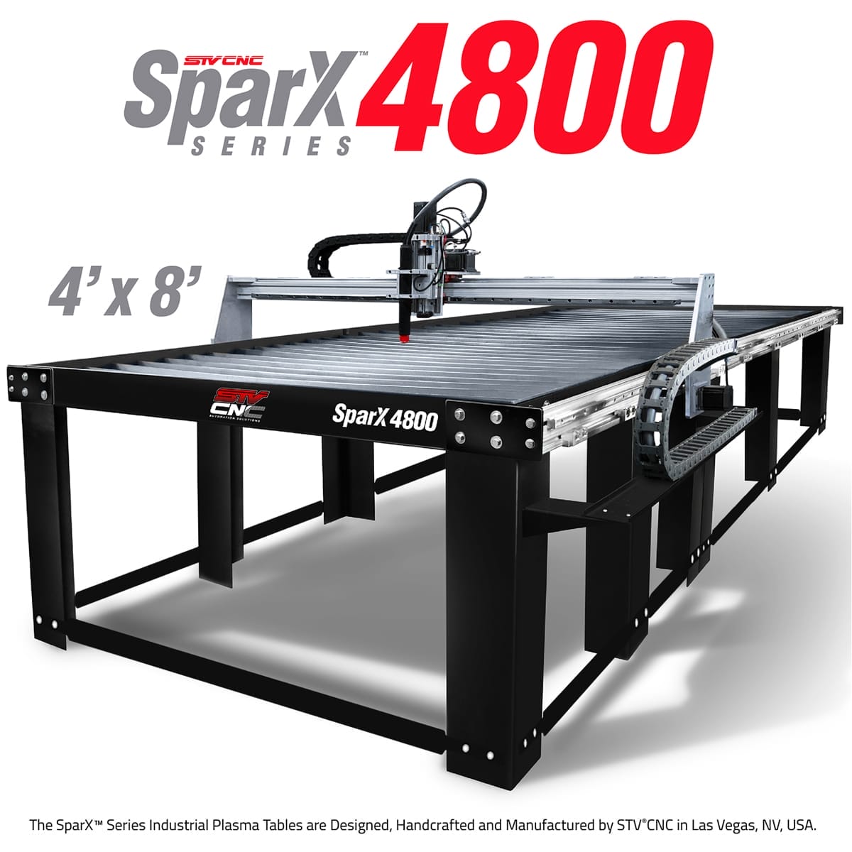 STV CNC SparX™4800: 4x8 Plasma Cutting Table
