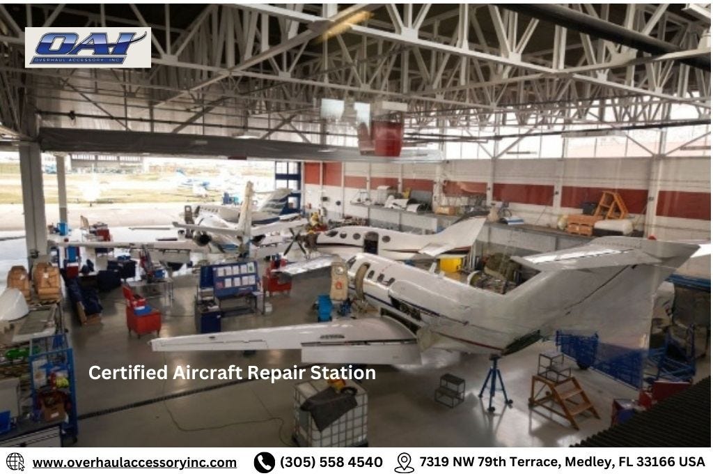 A Certified Aircraft Repair Station Serves Aviation Industry Customers | by Overhaul Accesory | Apr, 2024 | Medium