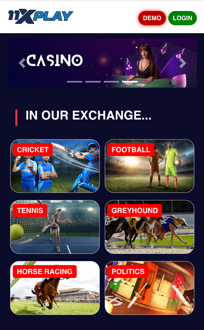 11xplay - Online Casino Sports Betting Site in India Official