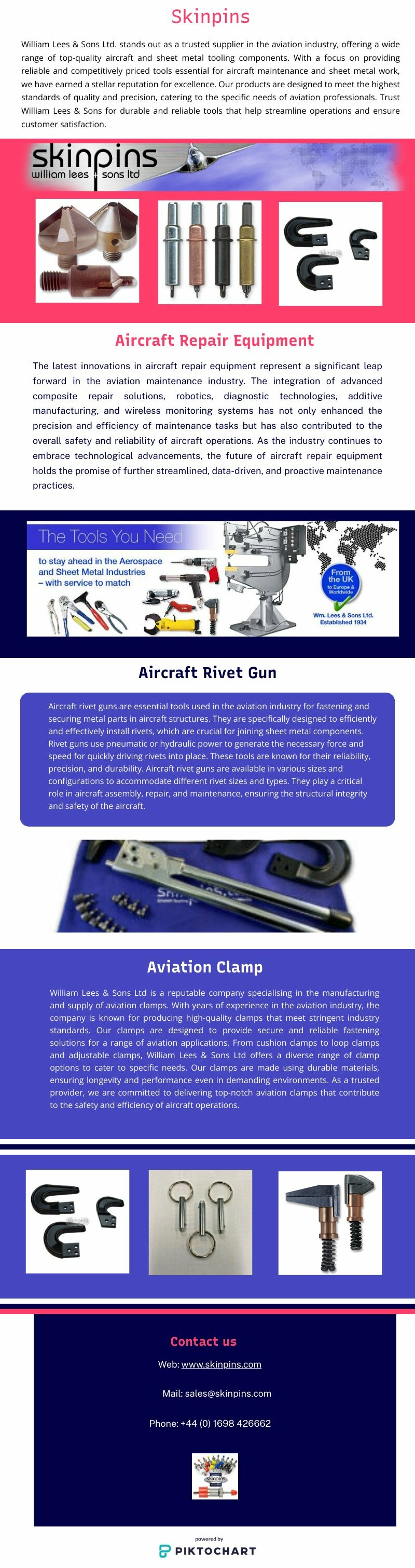 The Latest Innovations in Aircraft Repair Equipment | Piktochart Visual Editor