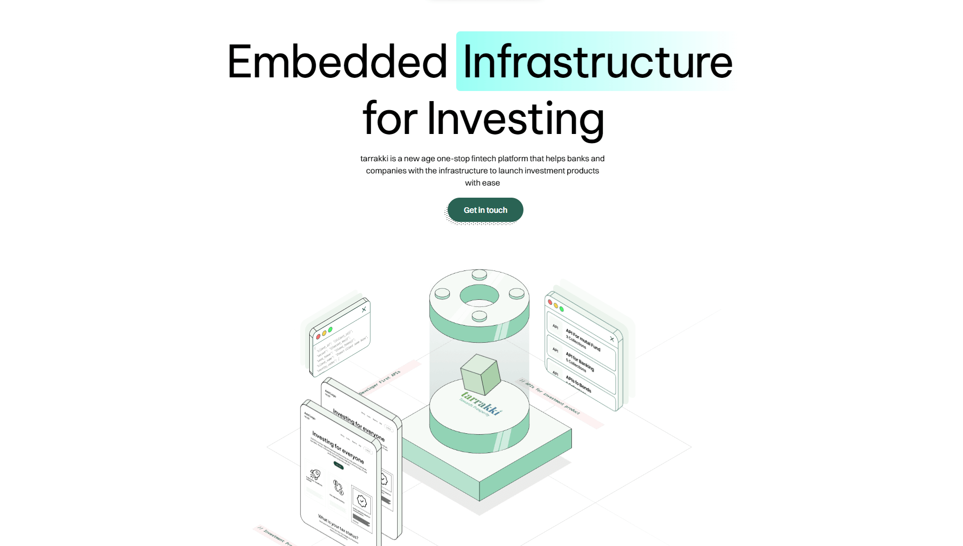 Mutual Funds API Solution | Embedded Infrastructure for Mutual Funds | Tarrakki