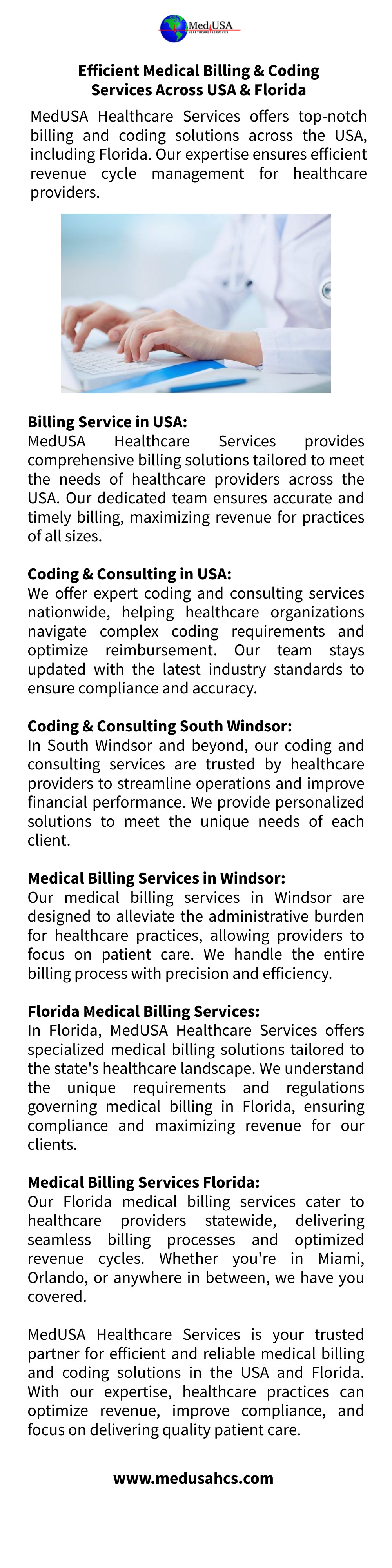 Efficient Medical Billing & Coding Services Across USA & Florida