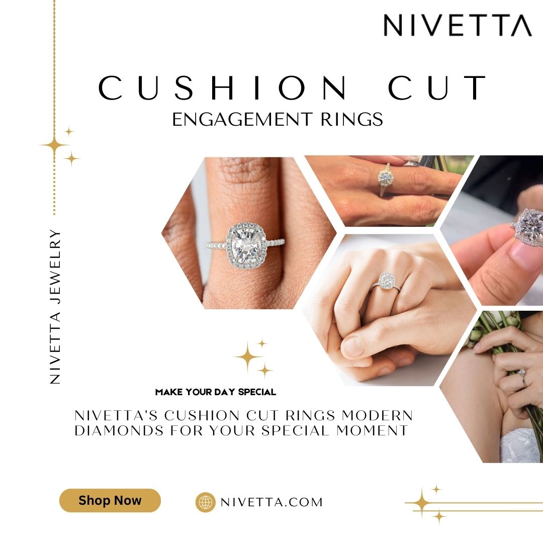 Guide To Buy The Best Cushion Cut Diamond Engagement Rings – Nivetta