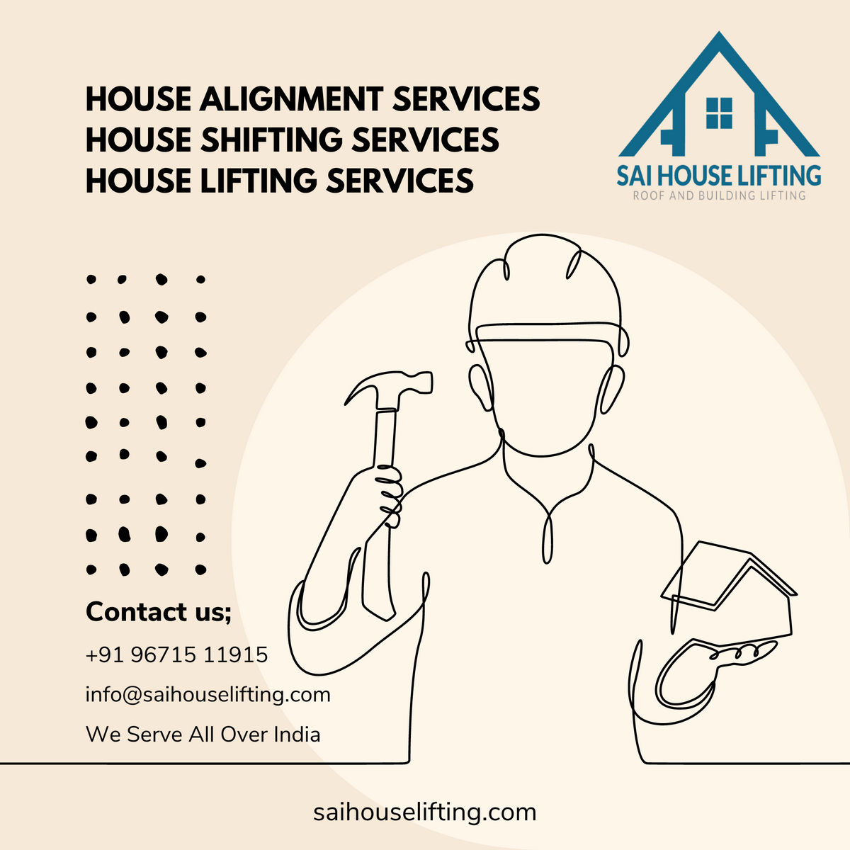 House Lifting, Aligment and Shifting Services in Telangana | Sai House Lifting