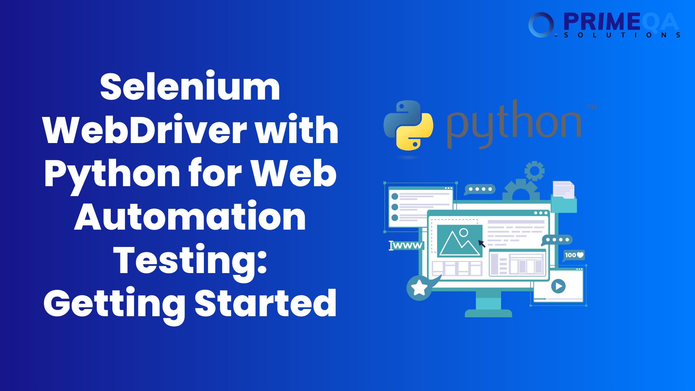 Selenium WebDriver with Python for Web Automation Testing