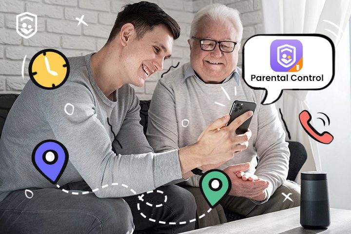 Trackers for the elderly in a new way: Parental control apps